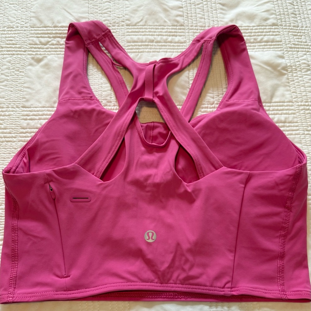 lululemon Pink Racerback Sports Bra 34B